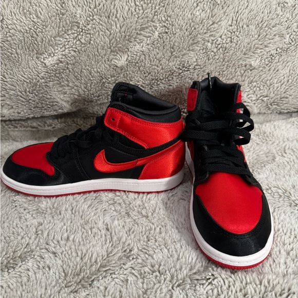 Jordan Other - Brand New Kids' Black & Red Air Jordans - Size 3 (Never Worn)